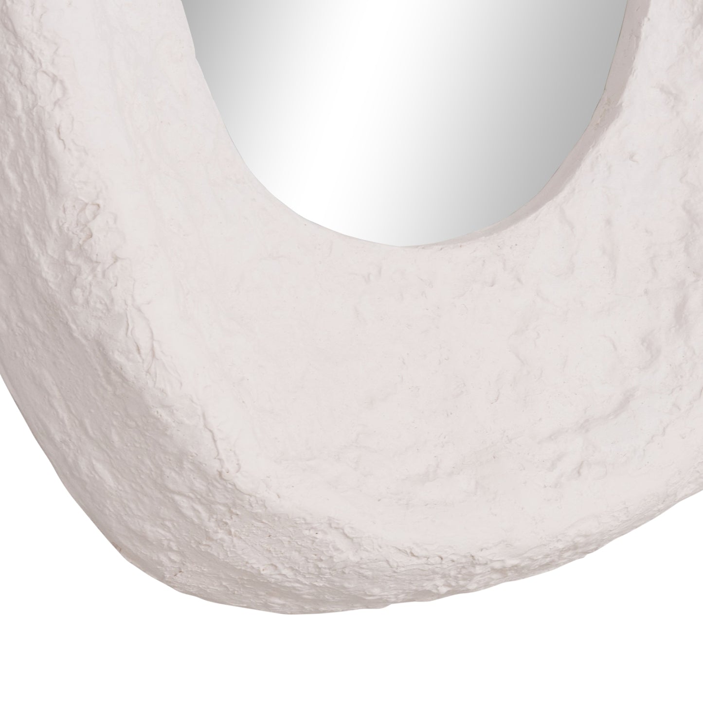 Wall Mirror Riffe Hm4695.02 Fiber Cement In White 60x13x85hcm