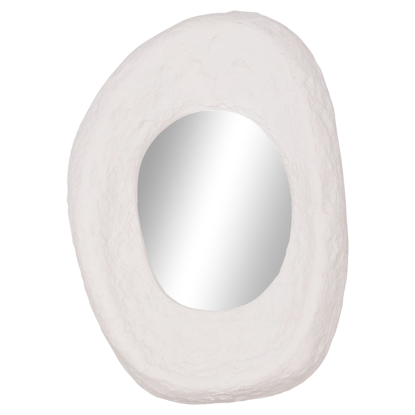 Wall Mirror Riffe Hm4695.02 Fiber Cement In White 60x13x85hcm