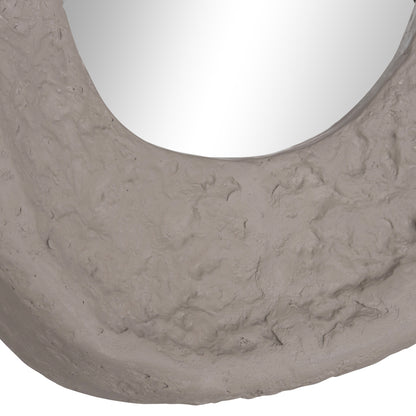 Wall Mirror Riffe Hm4695.03 Fiber Cement In Grey 60x13x85hcm
