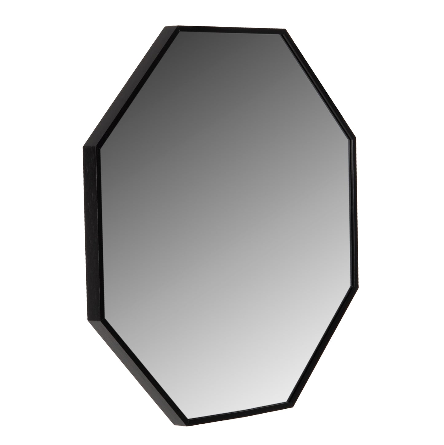 Wall Mirror Hm9583.01 Octagon Black Aluminum Frame 55,5x2,5x55,5hcm.