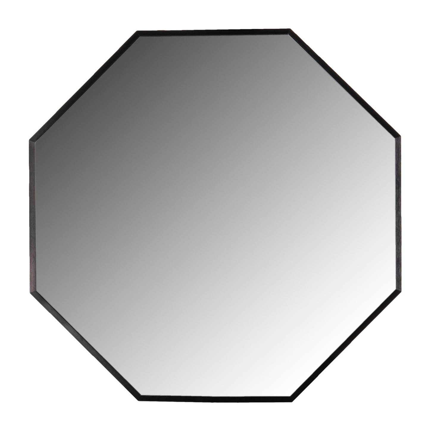 Wall Mirror Hm9583.01 Octagon Black Aluminum Frame 55,5x2,5x55,5hcm.
