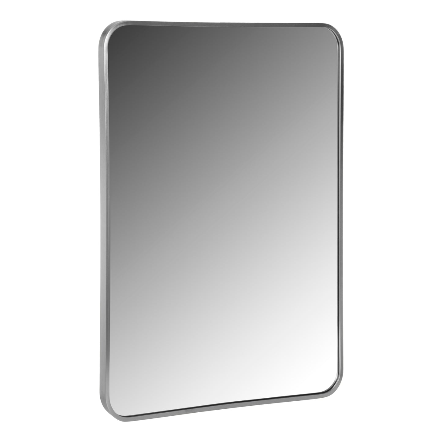Wall Mirror - Silver Alu Frame - 60x3xH80cm