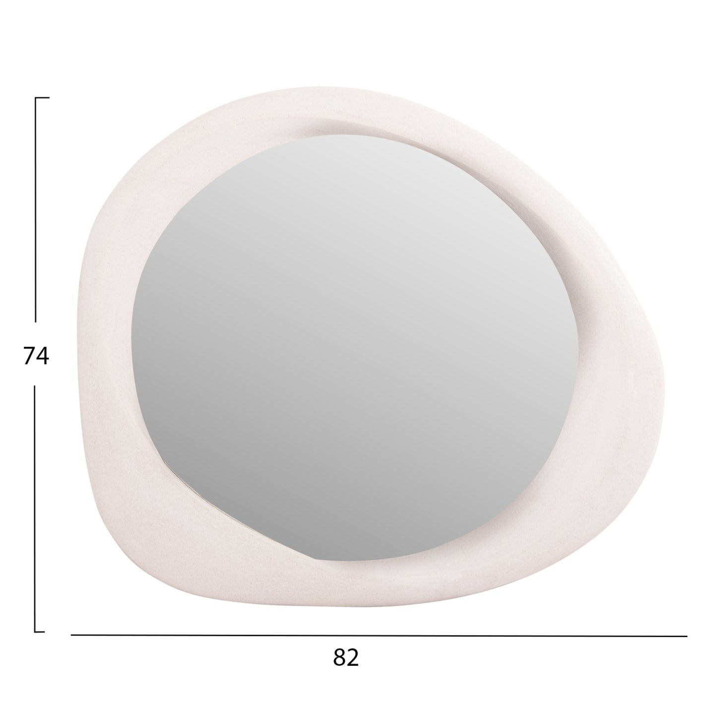 Muse Mirror - Oval 82x74cm