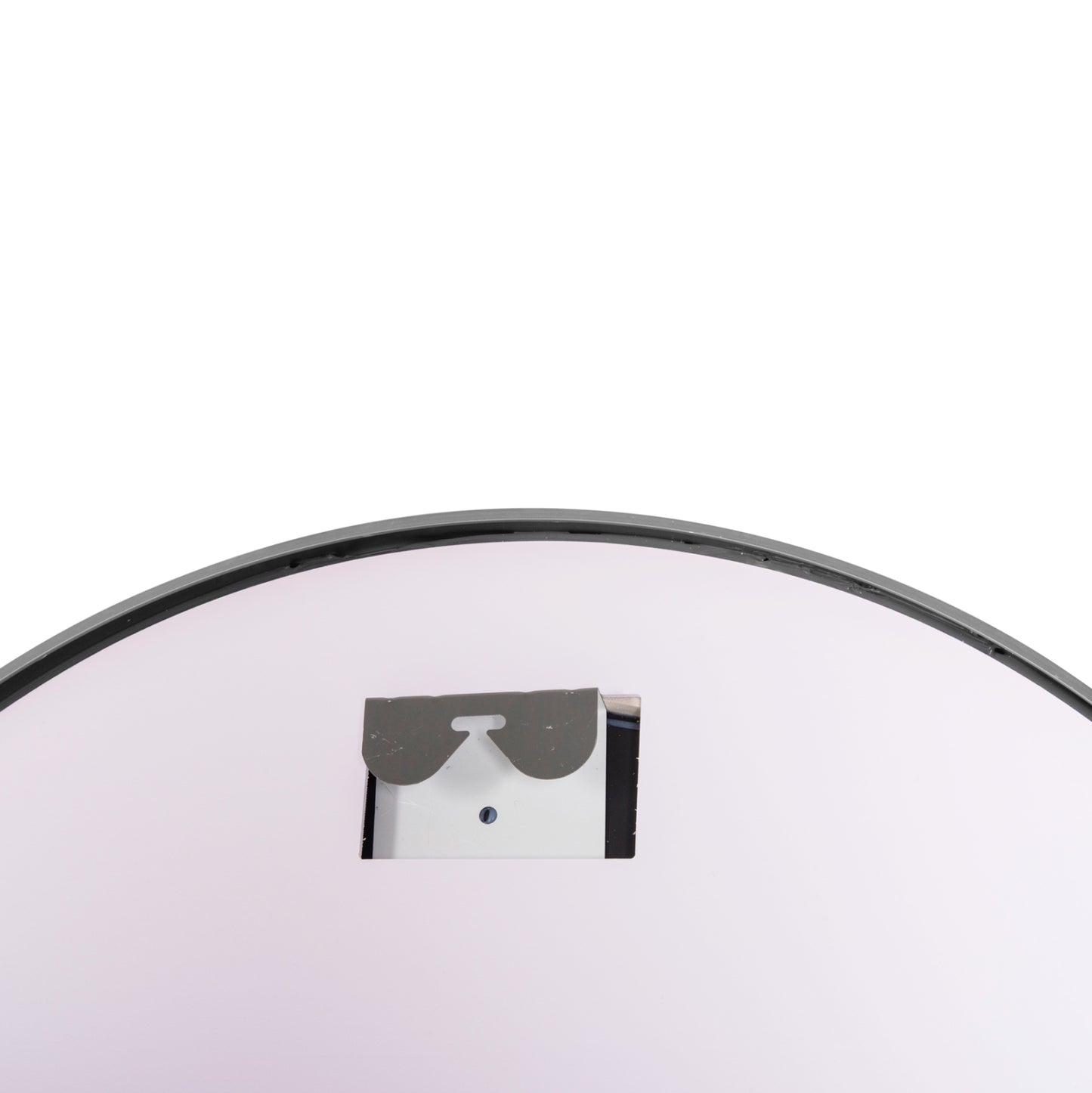 Wall Mirror Rounder Hm4503.40 Aluminum Frame In Silver-led Lighting Φ80cm.