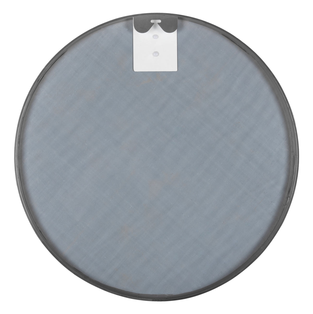 Wall Mirror Round Hm9582.40 Aluminum Frame In Silver Φ50x3 Cm.