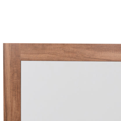 Wall Mirror Square Series Harry Hm4485.01 Melamine In Natural Wood Color 87x2(thickness)x87cm.