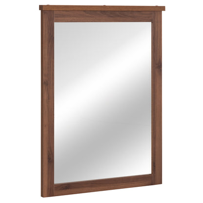 Mirror Carys Hm314.11 Melamine In Walnut 73x4(thickness)x93hcm.