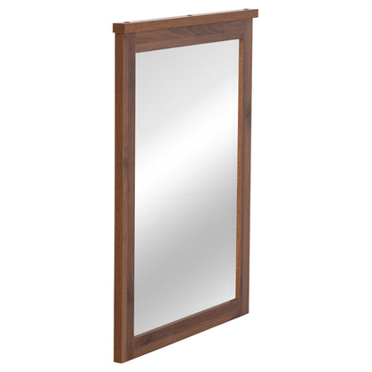 Mirror Carys Hm314.11 Melamine In Walnut 73x4(thickness)x93hcm.