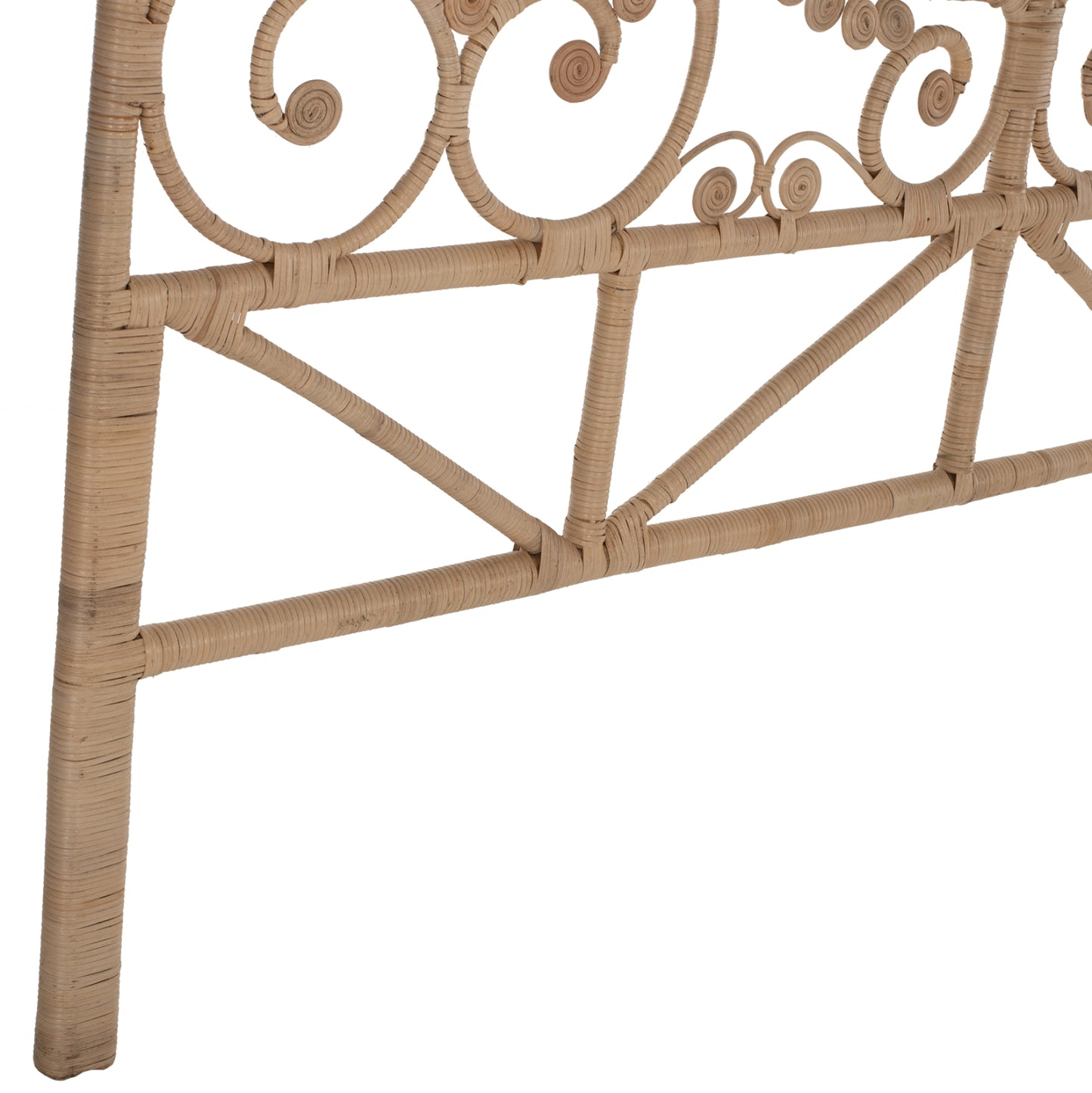 Headboard For Bed Made Of Rattan For Business Use 160cm.hm9358