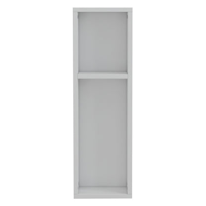 Wall Bedside Stand Bonen Hm8936.11 Melamine In White 20x15x65hcm.