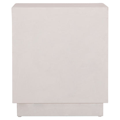 Nightstand Series Santorini Hm18047 Mdf In Off-white Color-3 Drawers 48x38x55.5hcm.