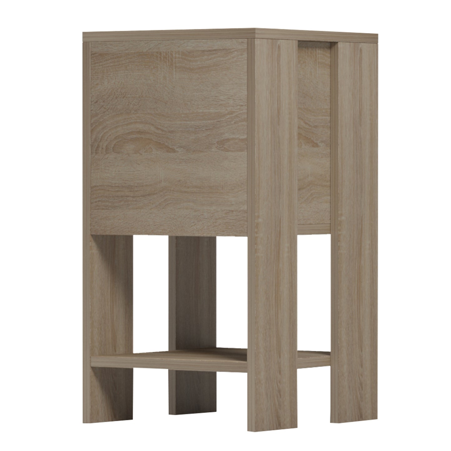 Nightstand Argus Hm18378.01 Melamine In Sonama 30x30x55hcm.