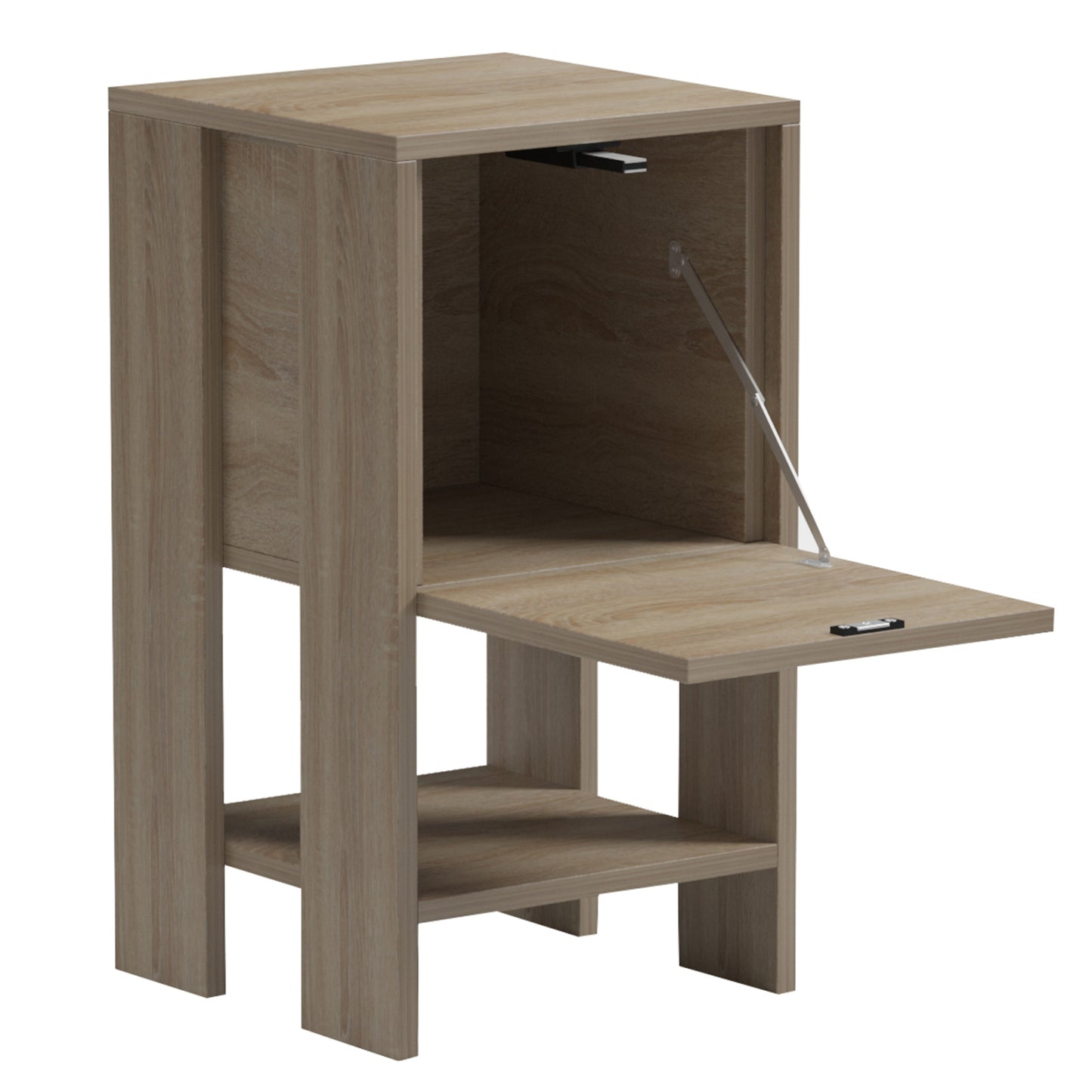 Nightstand Argus Hm18378.01 Melamine In Sonama 30x30x55hcm.