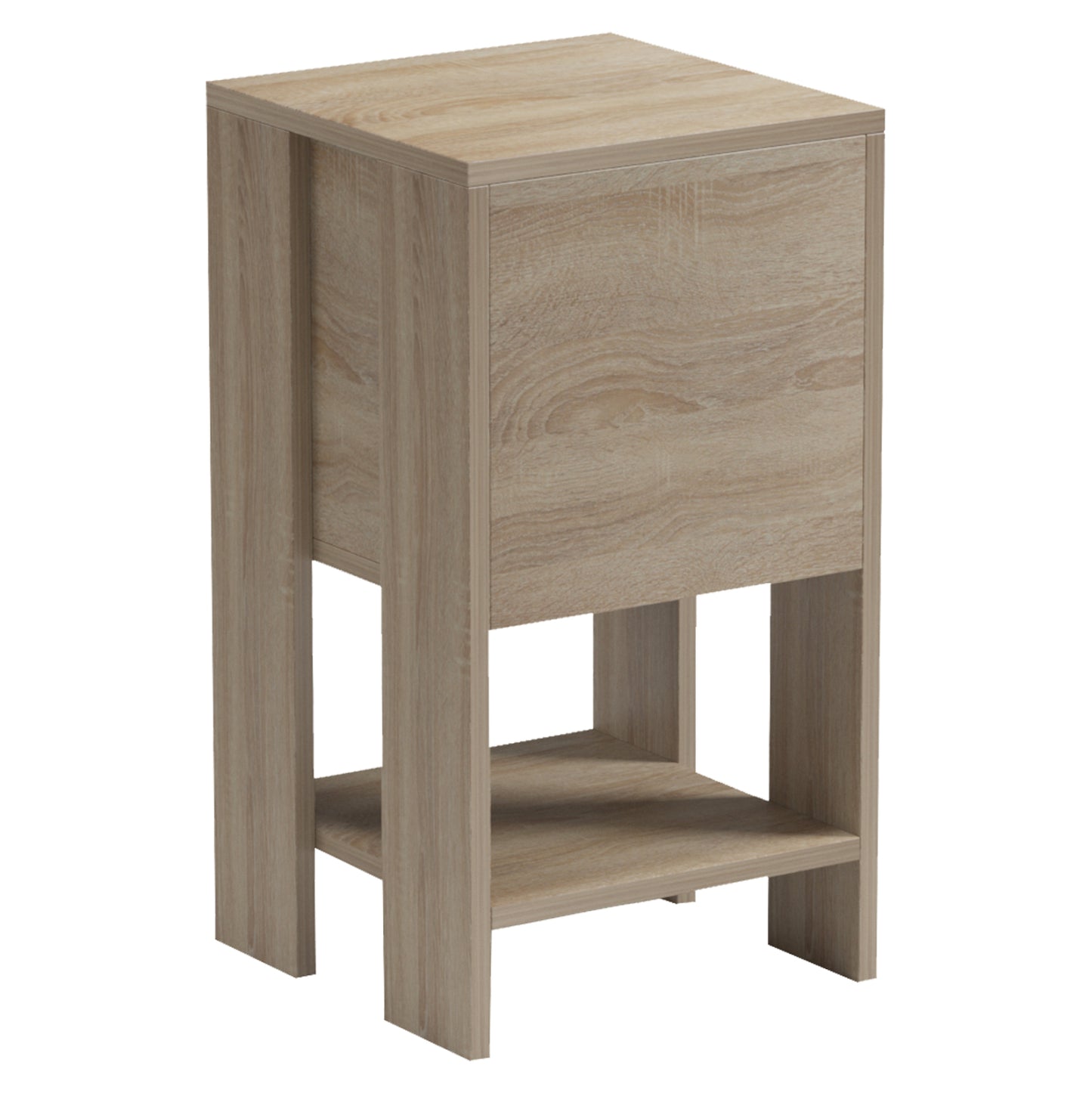 Nightstand Argus Hm18378.01 Melamine In Sonama 30x30x55hcm.