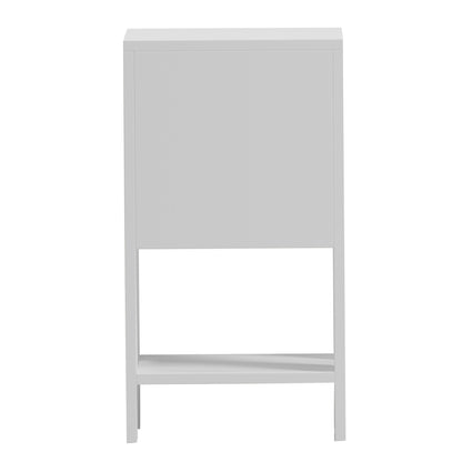 Nightstand Argus Hm18378.02 Melamine In White 30x30x55hcm.