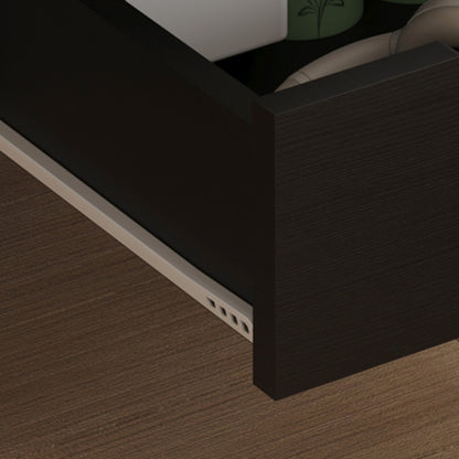 Bedside Stand Dinkl Hm2472.02 Melamine-2 Drawers-wenge 29.5x29.5x45hcm.