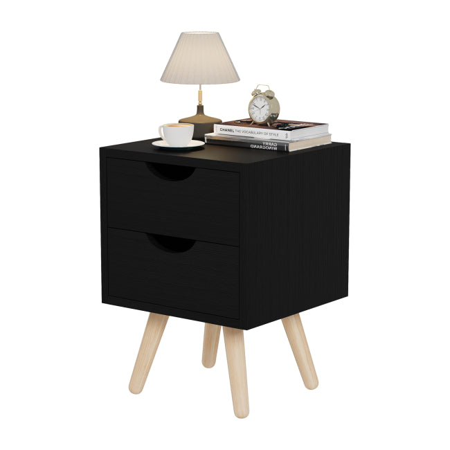 Nightstand Dinkl (Black) - 29.7x29.7xH45cm