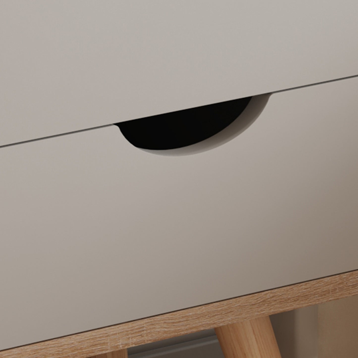 Nightstand Dinkl (Sonama-Grey) - 29.7x29.7xH45cm