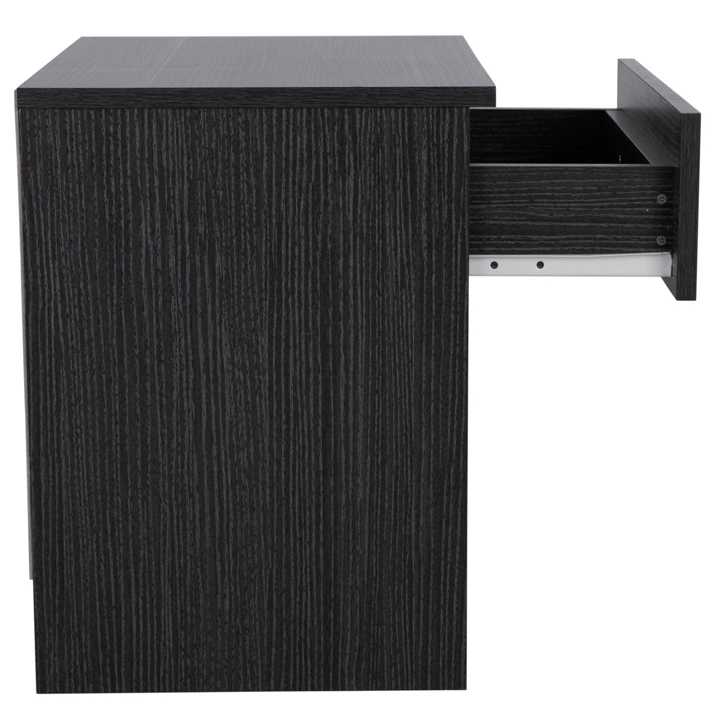 Bedside Table With 1 Drawer Zebrano 45x35.5x47cm Hm2345.02