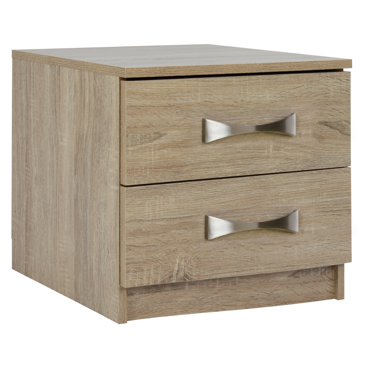 Bedside Table With 2 Drawers And Handles Hm2235.02 Sonama  48x40x42