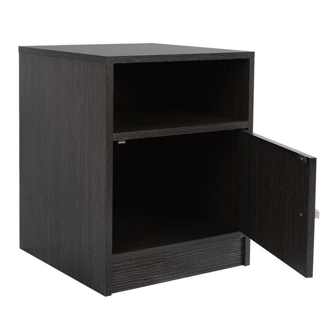 Bedside Table Melamine Hm2205.01 Zebrano 40x40x50