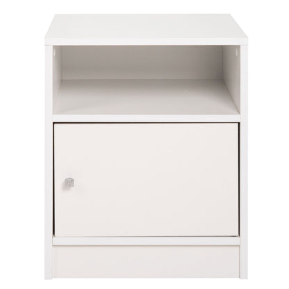 Nightstand Malory Hm2205.05 White Melamine 40x40x50hcm.