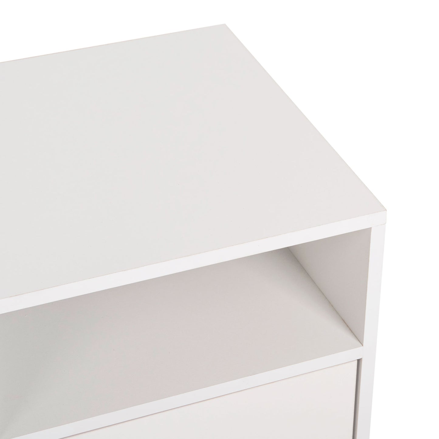 Nightstand Malory Hm2205.05 White Melamine 40x40x50hcm.