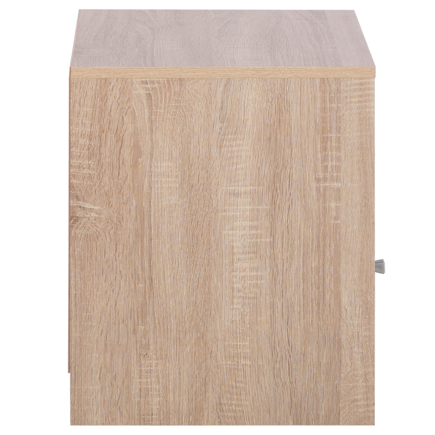 Nightstand Melamine Malory Sonoma-grey 40x40x50hcm.hm2205.04