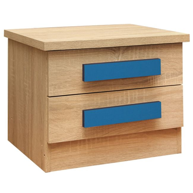 Nightstand Table Playroom Sonama-blue Hm331+hm336.01 40Χ48Χ39cm