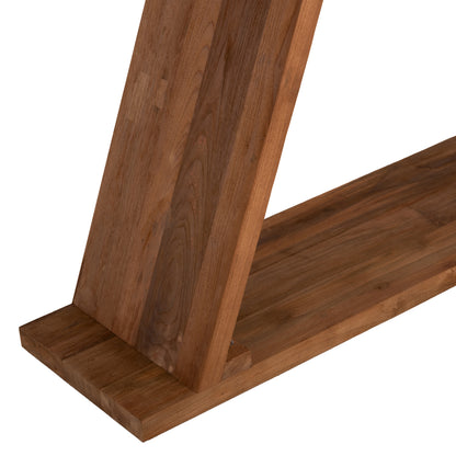 Console Hm9555 Made Of Teak Wood In Natural Color 220x50x90hcm.