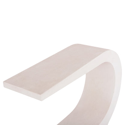 Console Series Santorini Hm18049 Mdf In Off-white Color 110x30x70hcm.