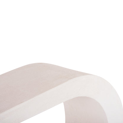 Console Series Santorini Hm18049 Mdf In Off-white Color 110x30x70hcm.