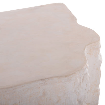 Console Rock Interon Hm18152.02 Fiber Cement In White--120x50x71hcm.cm.