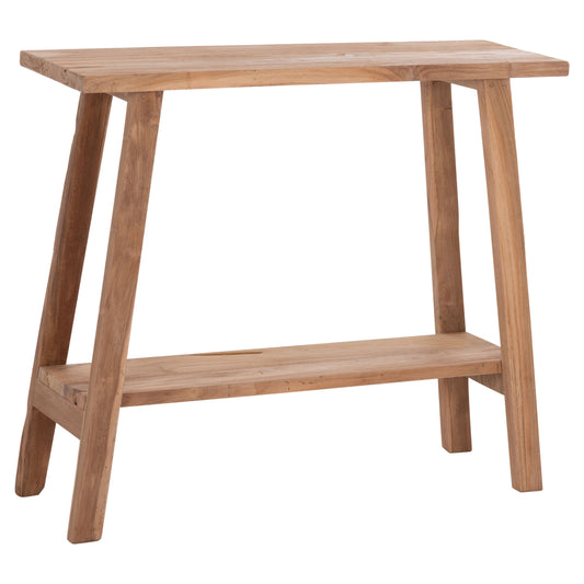 Console Taliber Hm18256 Teak Wood In Natural Color 90x30x77hcm.