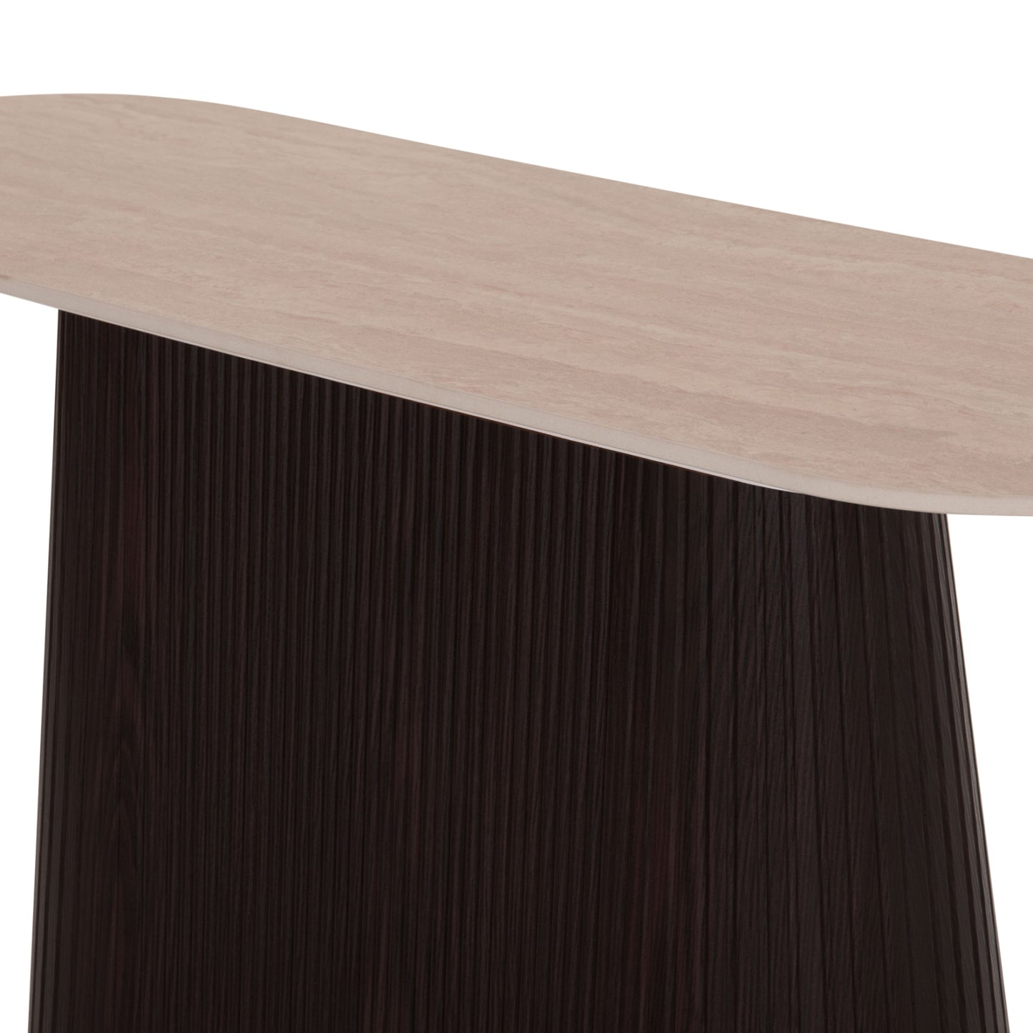 Console Cater Hm18323 Ceramic Top With Travertine Stone Look--mdf Base 120x40x78hcm.