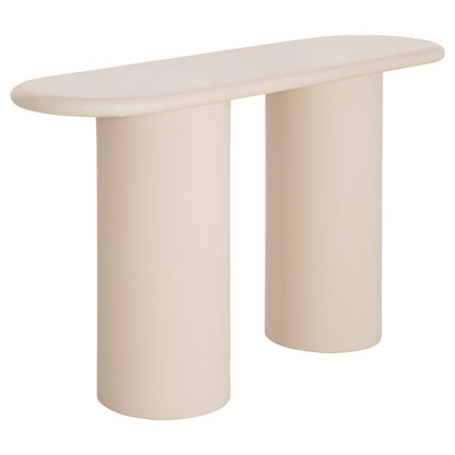 Console Kenji Hm6584.02 Fiber Cement In Light Beige--140x40x77hcm.