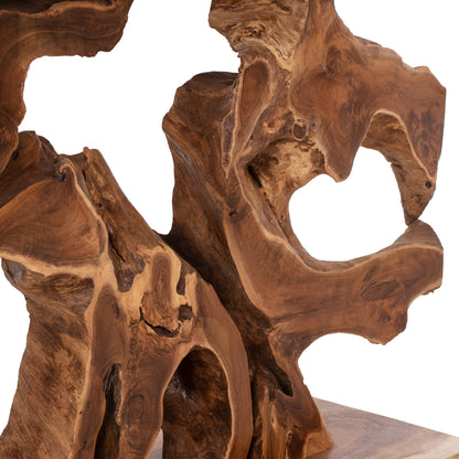 Console Hm9357 Solid Teak Natural 150x40x80h