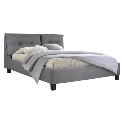 Bed Billie With Fabric In Grey Color Hm551.05 160x200 Cm