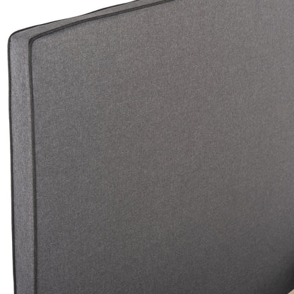 Bed Maylin Hm598.10 Grey Fabric & Dark Grey Rail For Mattress 120x200cm.