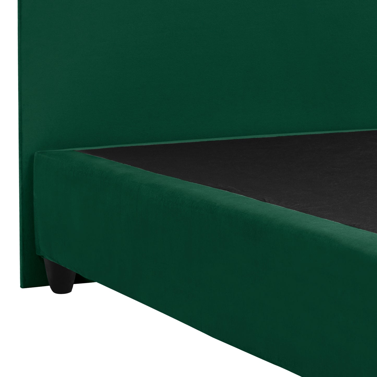 Hm637.13 Bed Dolores, Cypress Green Velvet, 150x200