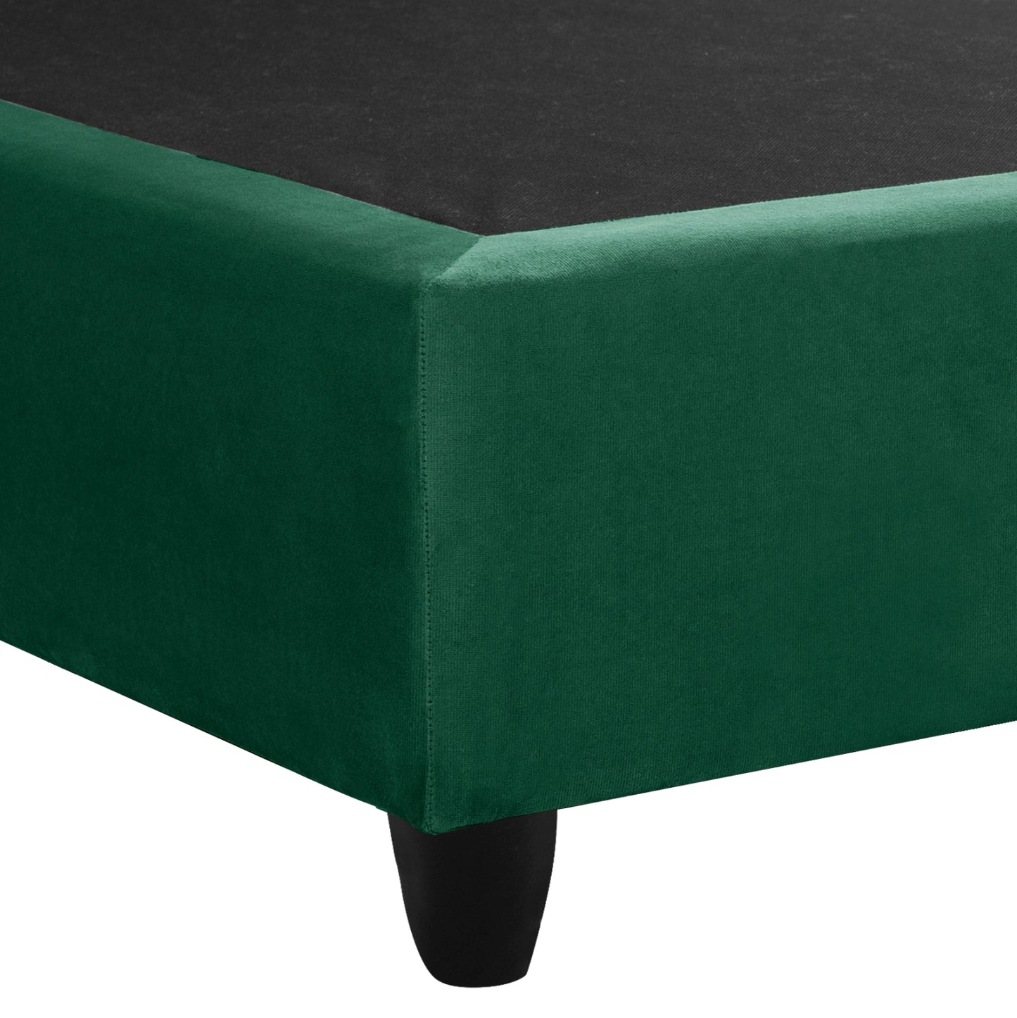 Hm637.13 Bed Dolores, Cypress Green Velvet, 150x200