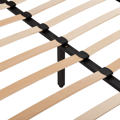 Bed Indra Fb9662.02 Beige Fabric Brown Rail For Mattress 160x200cm.