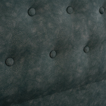 Hm651.27 Bed Malena, Nubuck-type Green Fabric, 90x200