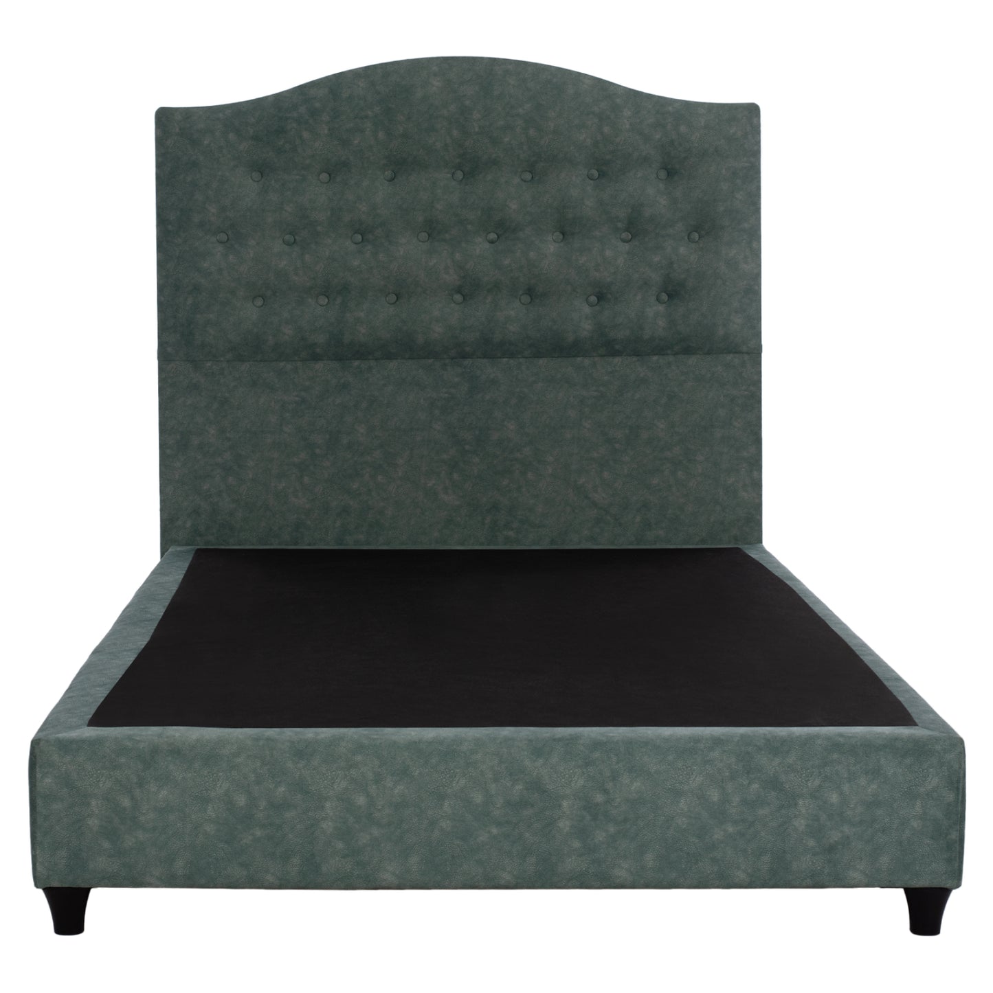 Bed Malena Hm647.27, Green Nubuck-type Fabric, 120x200cm