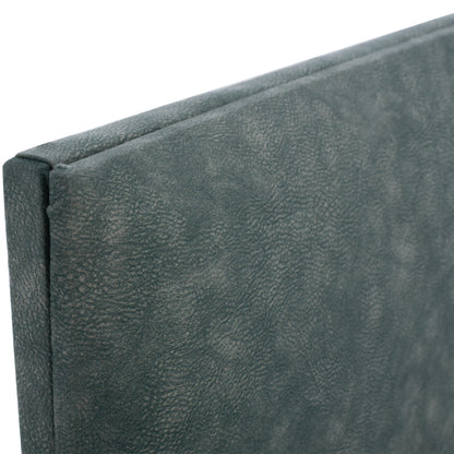 Bed Milo Hm652.27, Green Nubuck-type Fabric, 90x200cm