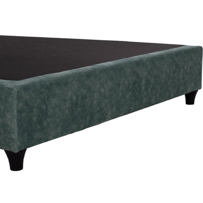 Bed Malena Hm647.27, Green Nubuck-type Fabric, 120x200cm