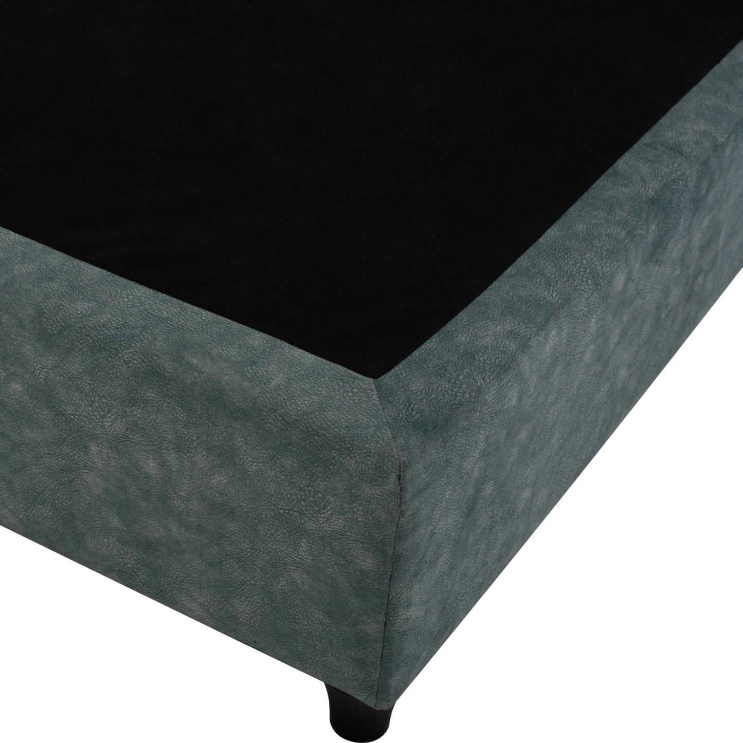 Bed Malena Hm647.27, Green Nubuck-type Fabric, 120x200cm