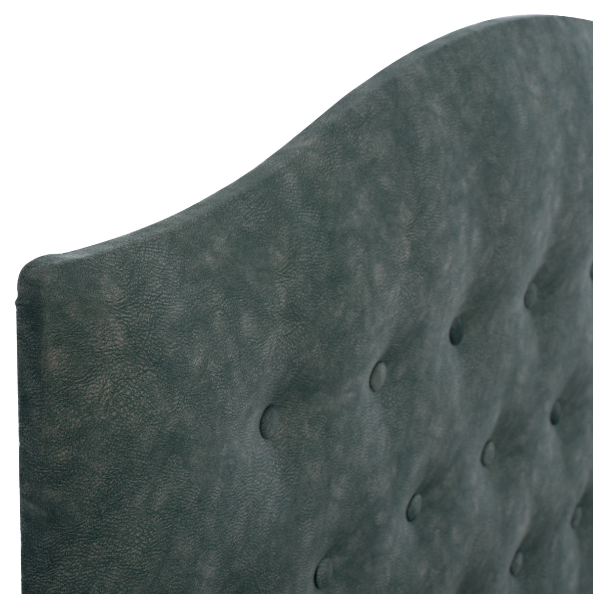 Bed Malena Hm647.27, Green Nubuck-type Fabric, 120x200cm