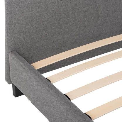 Gray Fabric Bed Hm553.11 For Mattress 150x200 Ek.