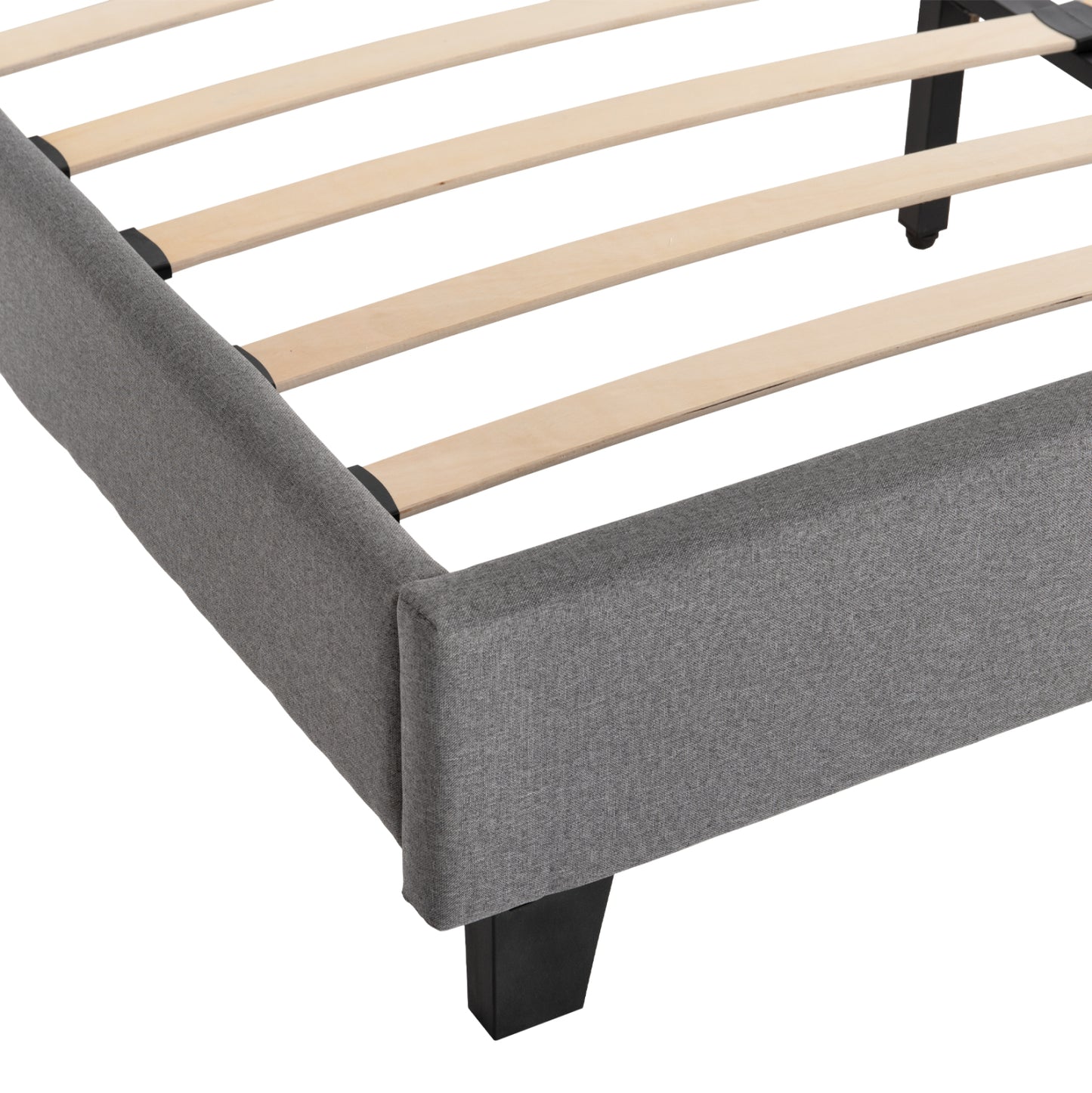 Gray Fabric Bed Hm553.11 For Mattress 150x200 Ek.
